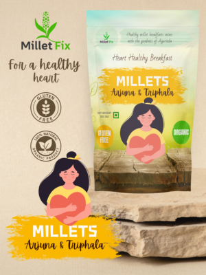 Millets with Triphala and Arjuna- Health breakfast mix